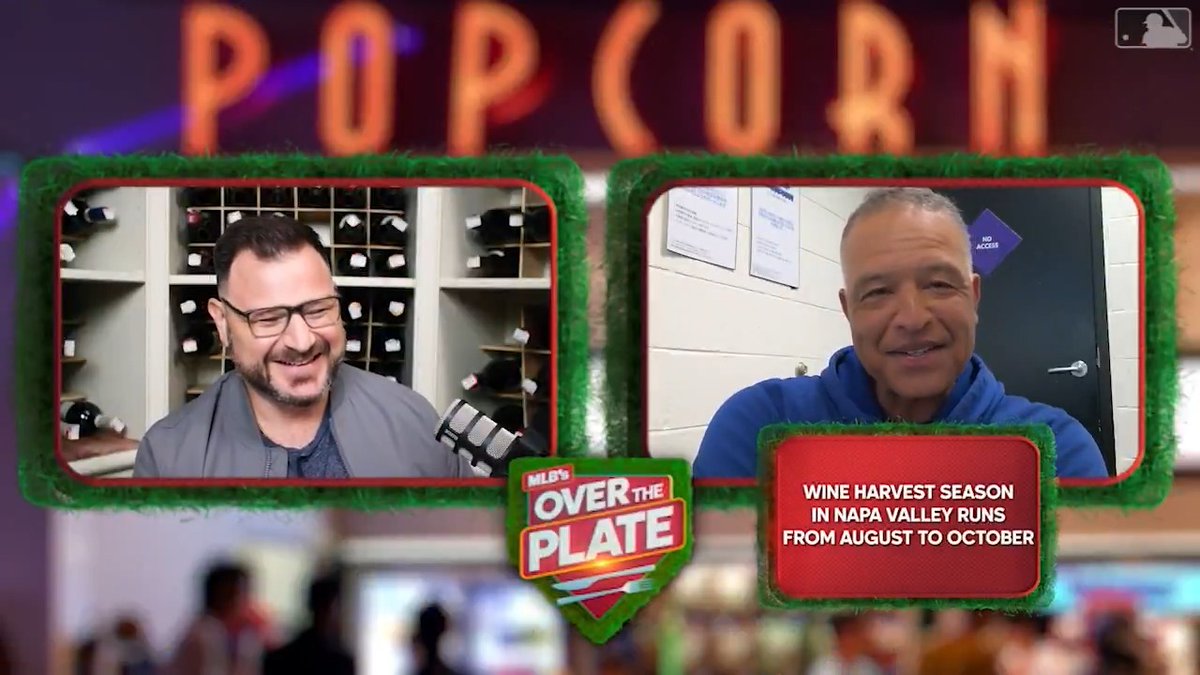 When Dave Roberts isn't winning World Series titles, he's probably enjoying a glass of 🍷 or spending time at his winery!

Check out the @Dodgers skipper's recent chat with @WineCentricShow on @MLBTV's "Over the Plate." 