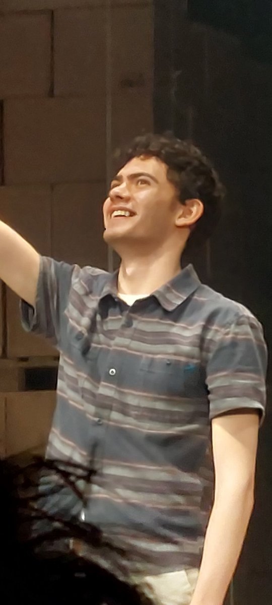 Happy &amp; grateful I got to see one more <a href="/ClarkstonPlay/">Clarkston</a> yesterday🥹
I should have seen it other times too, but sadly I was poorly.
Thank you Joe Ruaridh &amp; Sophie for being so superb &amp; to the lovely <a href="/goldenneIson/">ama</a> THANK YOU for my gift that I'll treasure always🩷