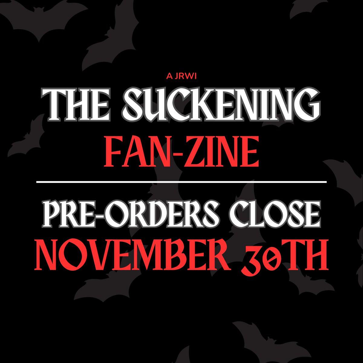 Suckening Fan-Zine 🦇 tweet media