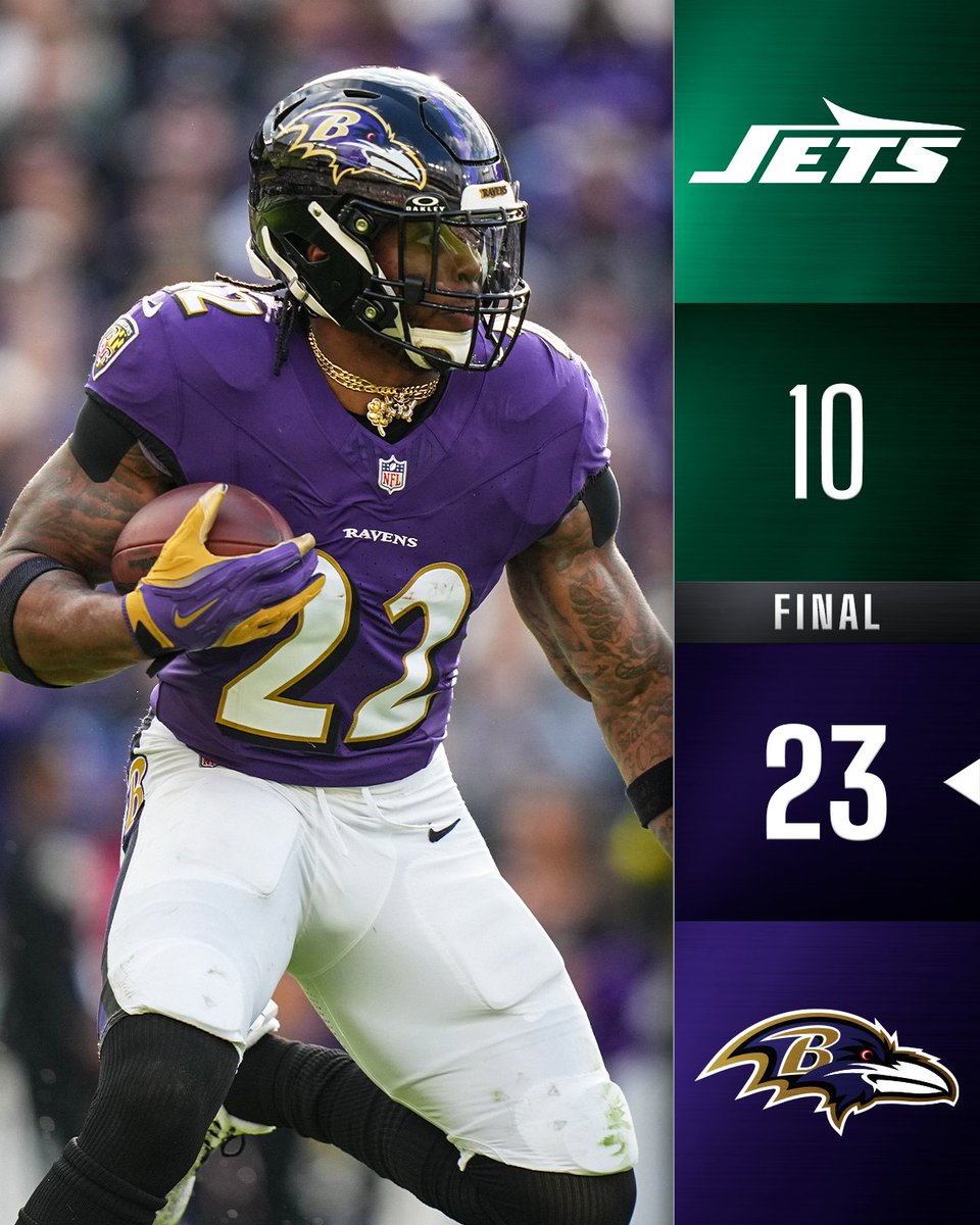 FINAL: @Ravens win their fifth straight game! 