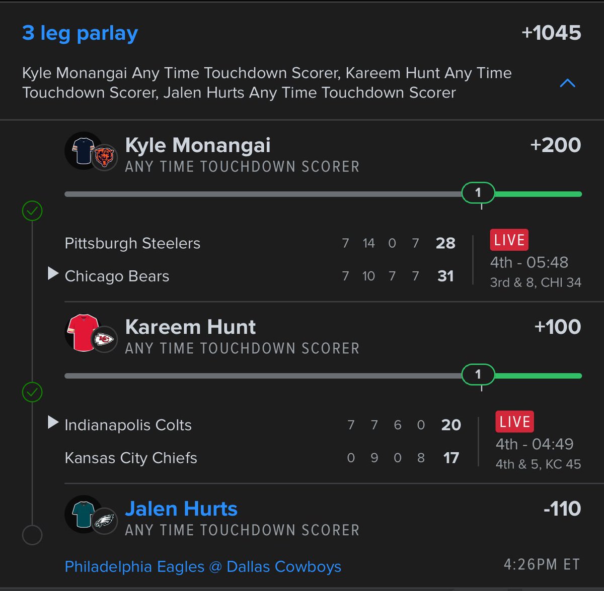 NextLevelBets_'s tweet image. $100 TO SOMEONE WHO LIKES IF HURTS COMES THROUGH ❤️