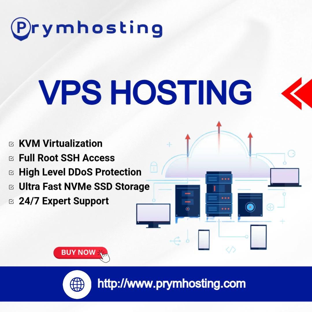 prymhosting's tweet image. Get the perfect KVM VPS server at an affordable price.

Enjoy full root access, dedicated resources, and ultra-fast NVMe storage.

#servers #VPS #Hosting