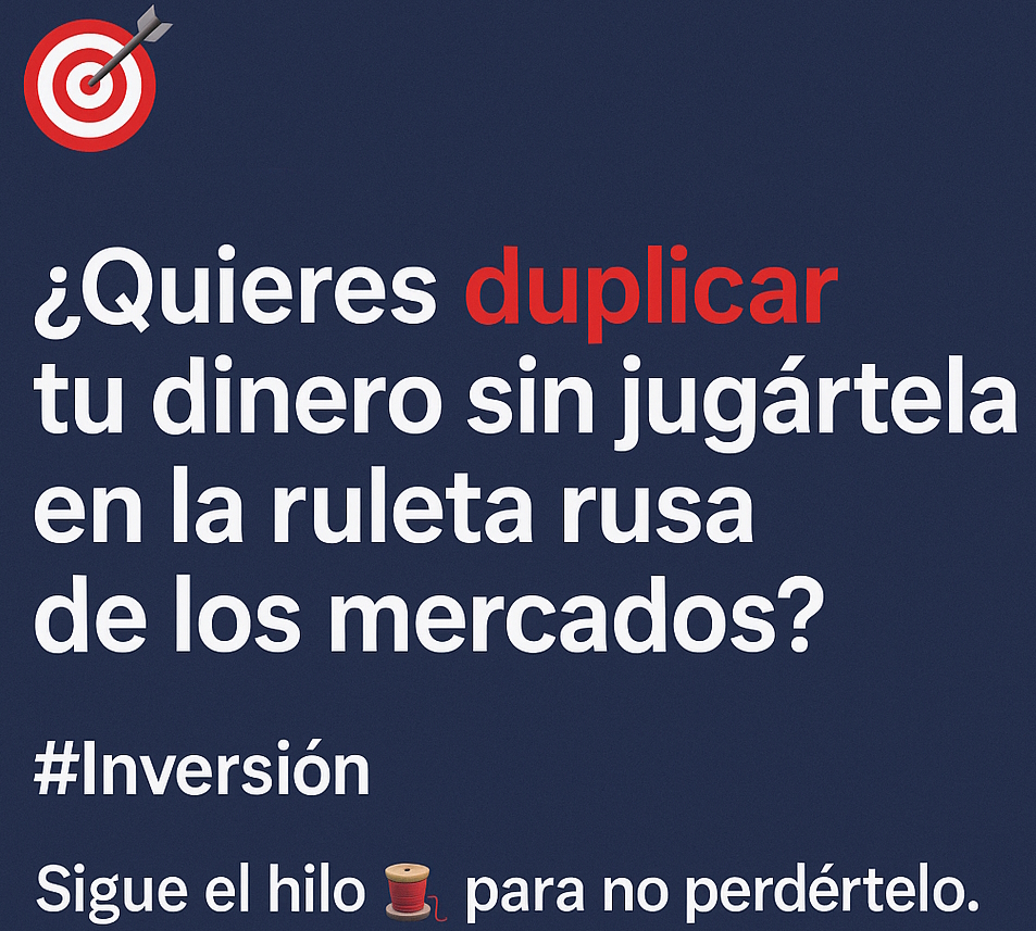 JoseMaGarciaSua's tweet image. 🎯 ¿Quieres duplicar tu dinero sin jugártela en la ruleta rusa de los mercados? #Inversión
Olvídate de las viejas recetas que ya no funcionan. Te revelo 5 reglas que usan los grandes fondos... pero la primera te hará replantear todo.
Sigue el hilo 🧵 para no perdértelo. 👇