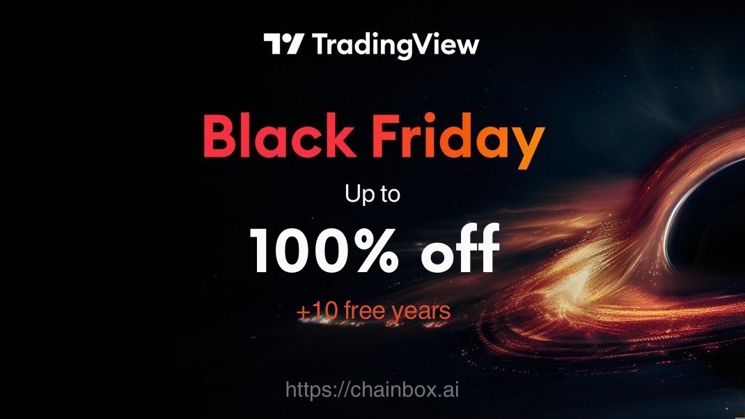 This year, <a href="/tradingview/">TradingView</a> reached out again to give away subs (Ultimate, Premium, Plus, Essential).

But we’re doing something better. All stocks, crypto, and futures real-time TradingView charts FREE. To qualify, signup on ChainBox and comment a screenshot of your Markets page.