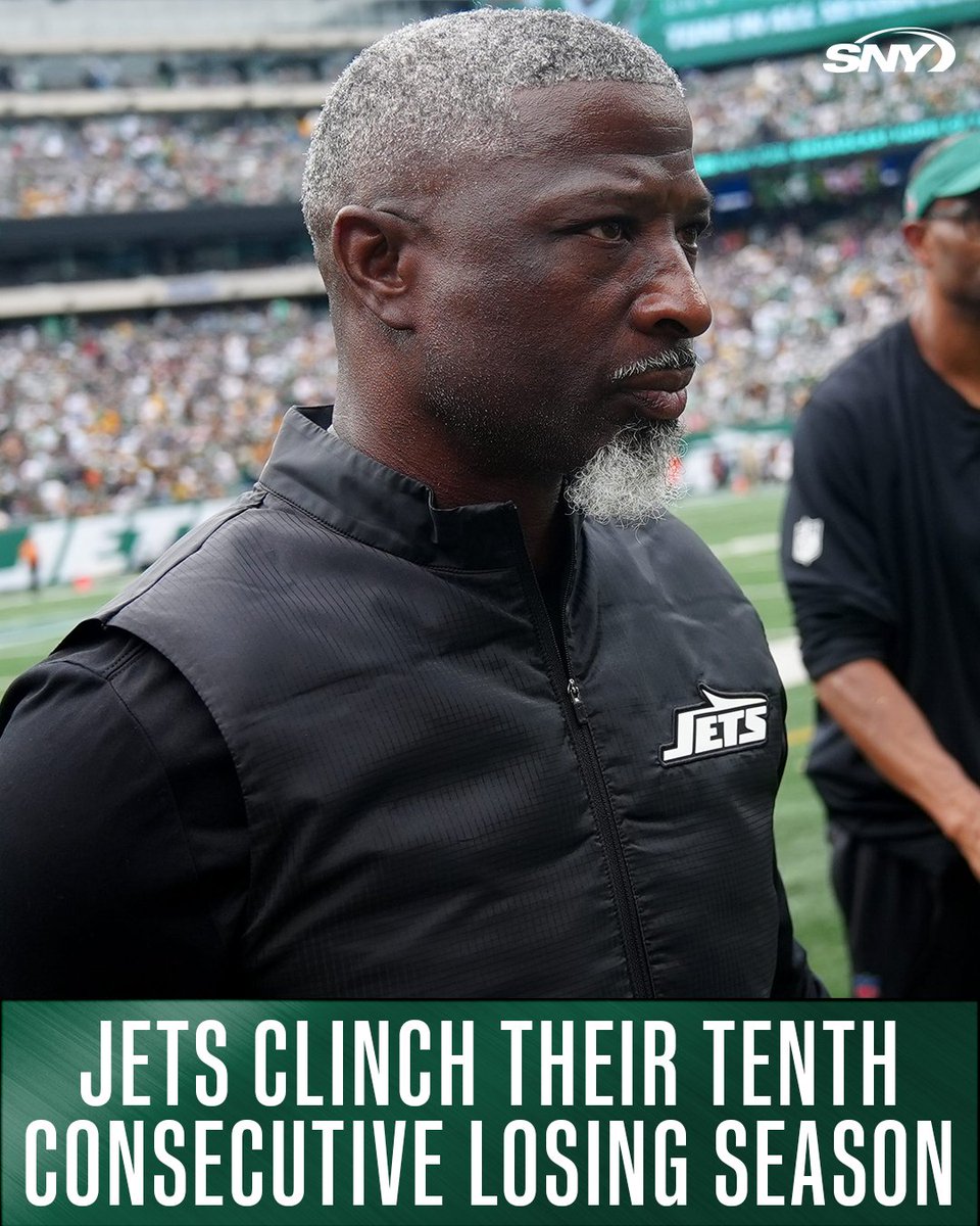 snyjets's tweet image. The Jets have clinched their tenth consecutive losing season with today's loss to the Ravens.