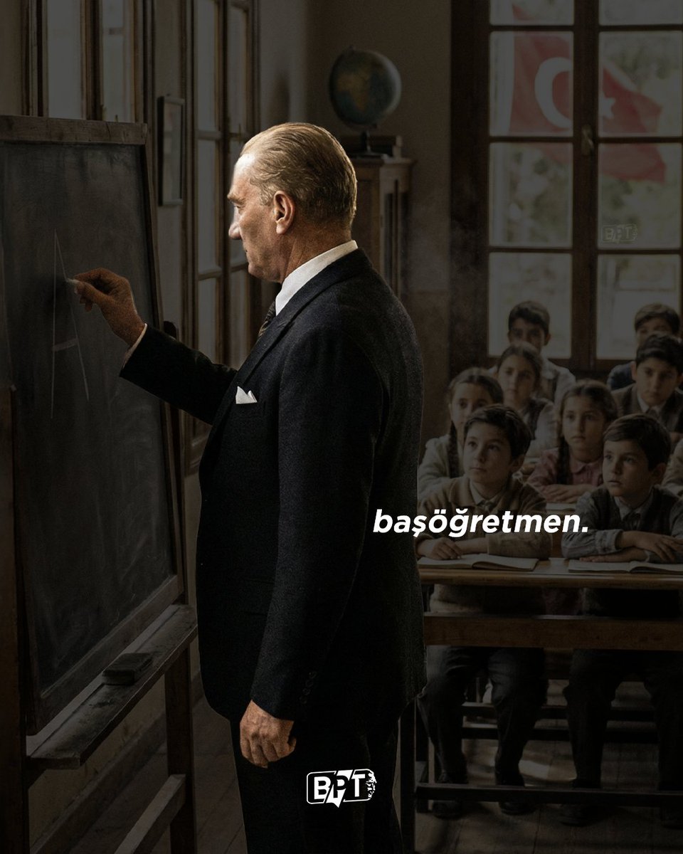 “Gelecek gençlerin, gençler ise öğretmenlerin eseridir.”

Başöğretmenimizin eseri olmanın verdiği gururla. Öğretmenler Günü kutlu olsun.