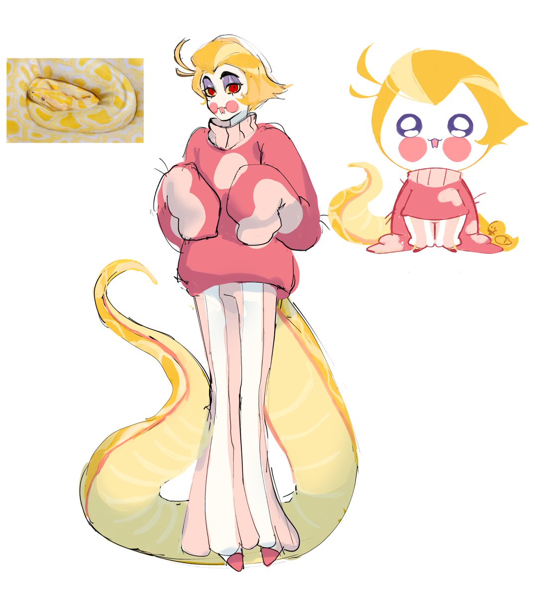 dusty_dust1's tweet image. Idk what to say,,, snake Luci
#radioapple #bambilu