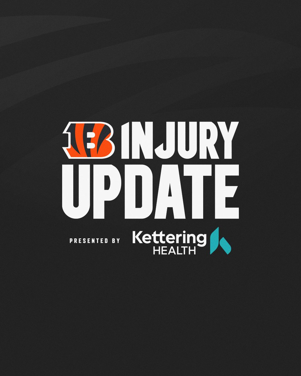 WR Tee Higgins has a concussion. He has been declared out. 