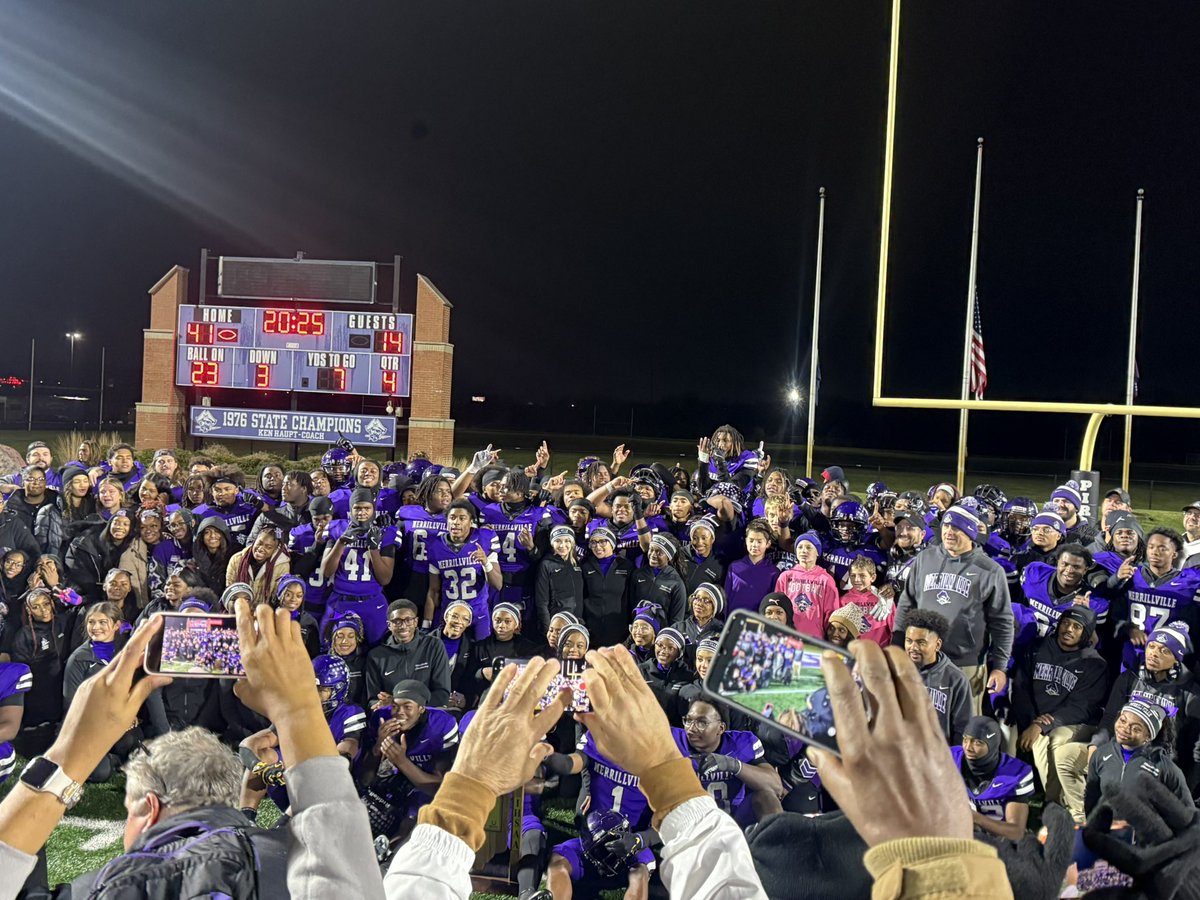 Big congrats to my team and coaches on winning semi-state. All the work showing now… one more to go. #gopirates <a href="/mhspiratefball/">MerrillvilleFootball</a> <a href="/CoachSeiss/">Brad Seiss</a> <a href="/PrepRedzoneIN/">Prep Redzone Indiana</a> <a href="/NWIndianaLife/">NWI.Life</a>
