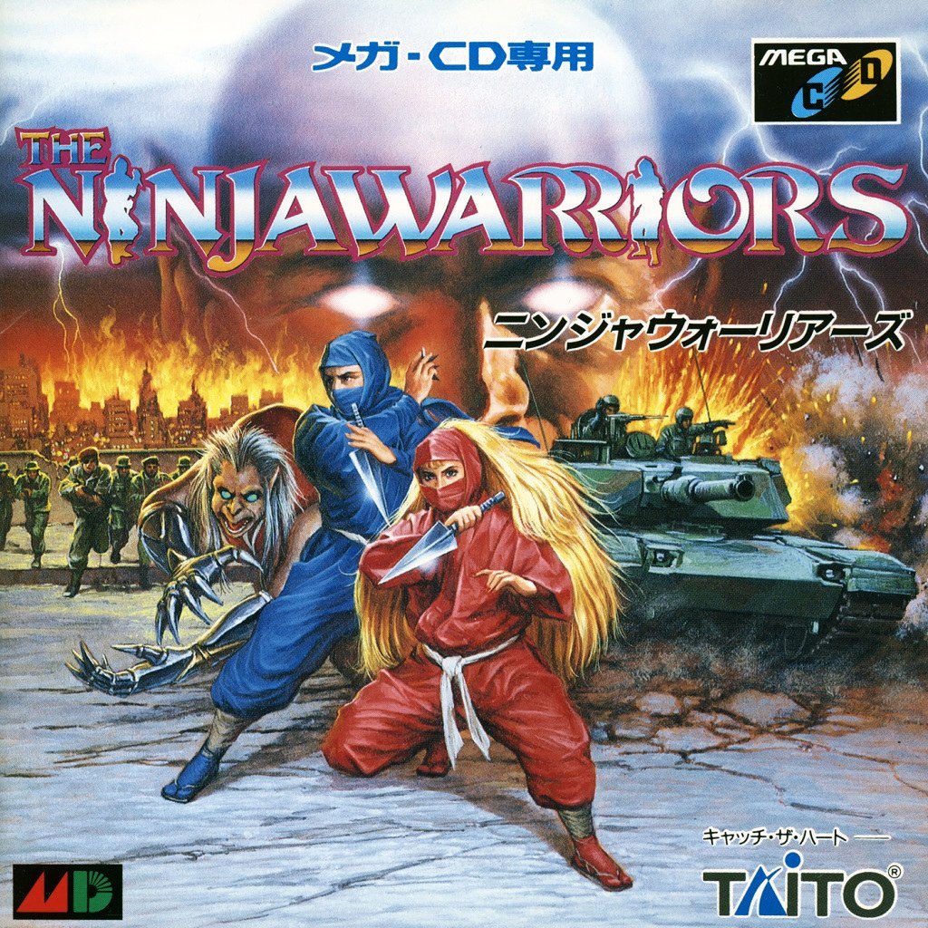 The Ninja Warriors (1988) by Taito. Character design by Shrine
