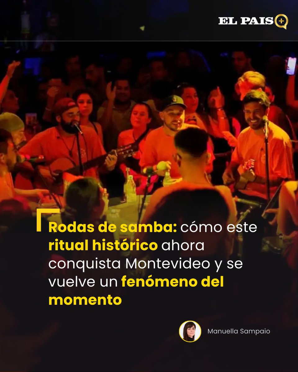 elpaisuy's tweet image. La escena del samba sorprende por su crecimiento en la capital. Hay más grupos, más público y una energía colectiva que convierte cada roda en un espacio donde conviven la mezcla cultural, lo comunitario y la celebración.
elpais.uy/we9yyxej