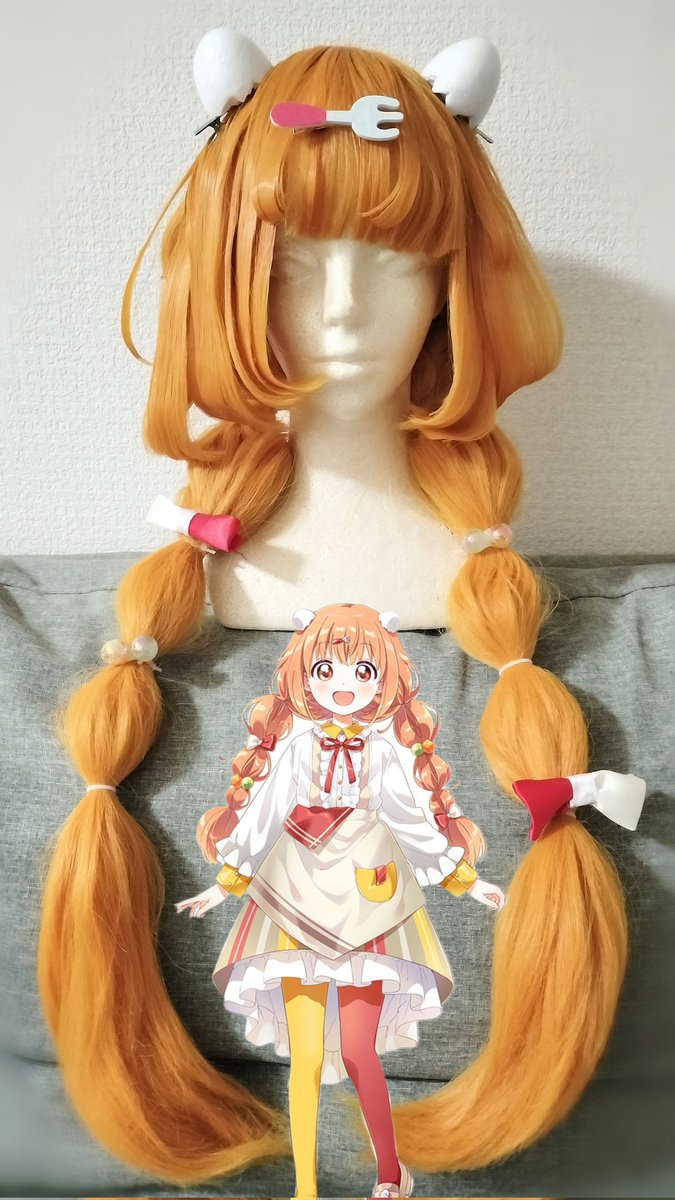 NEMU_cos0x0's tweet image. きゃわいいが出来上がりました‼️‼️🧡
我ながら天才かも〜〜残り衣装だあ🥹