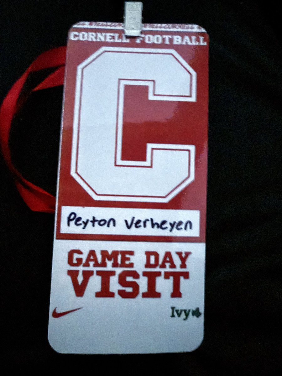 Had an amazing gameday experience at <a href="/BigRed_Football/">Cornell Football</a> thank you <a href="/M_E_Miller/">Morgan Miller</a> for the invite. 

<a href="/CoachJDittman58/">Jeff Dittman</a> <a href="/PrepRedzoneMN/">Prep Redzone Minnesota</a> <a href="/CoachBhakta/">Satyen Bhakta</a> 
<a href="/bubbapeters23/">Brice Peters</a> <a href="/CoachAntawan/">Coach Antawan</a>