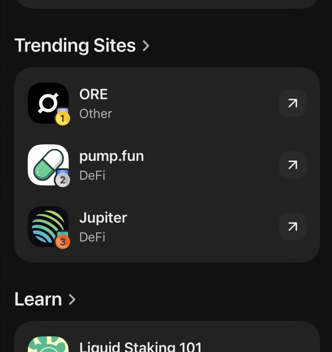 Exit the trenches, enter the mines.

$ORE #1 on PHANTOM trending.