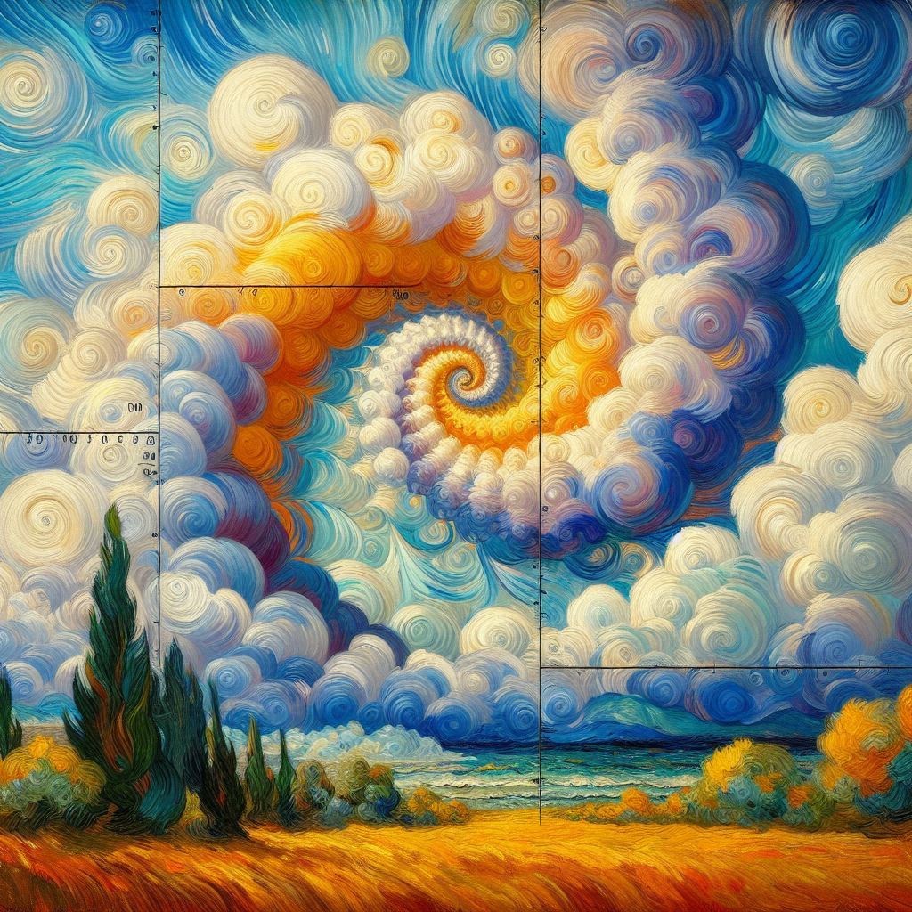 samr_ai's tweet image. Today marks #Fibonacci Day (11/23),  so here&apos;s my contribution to celebrating the day #aiART