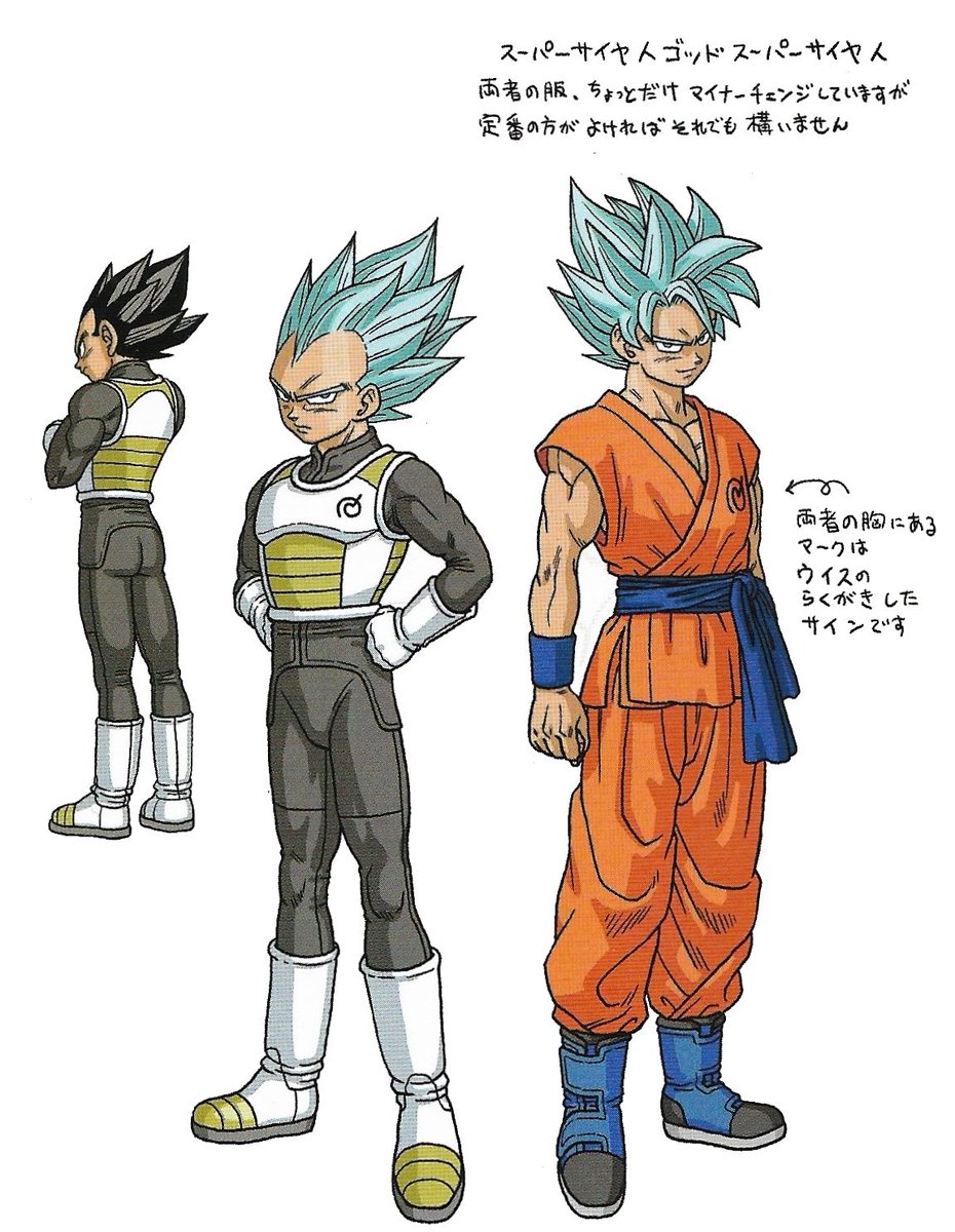 aSpaceMonke's tweet image. thought it might be cool to base SSGBs color off of the Toriyama art for it