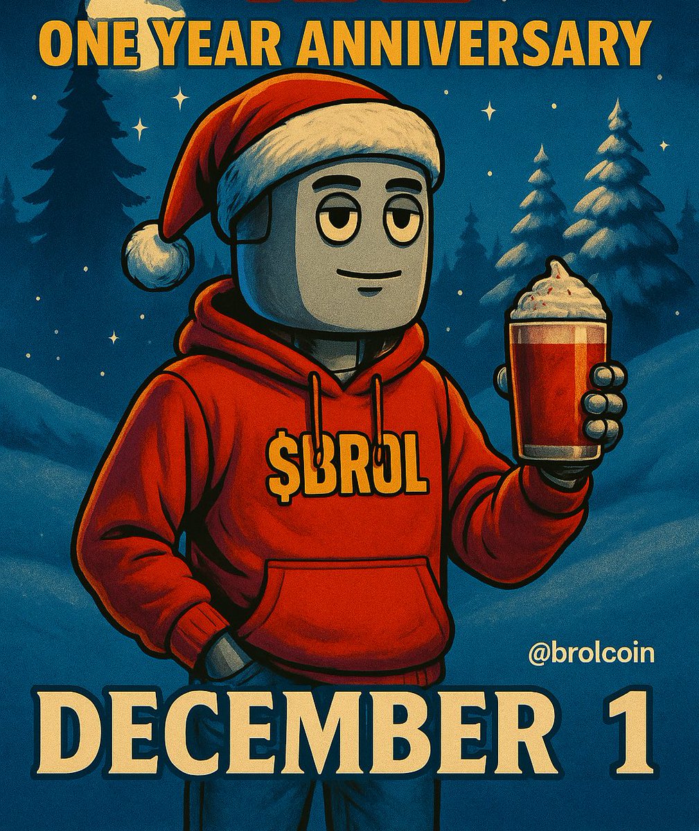 GM hustlers 

It’s coming up soon!

1 year of <a href="/BrolCoin/">$BROL</a>