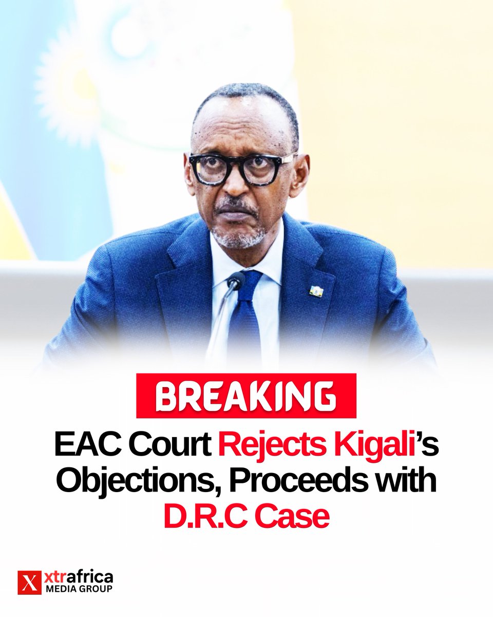 #DRC🇨🇩 𝗖𝗢𝗡𝗚𝗢 𝗦𝗖𝗢𝗥𝗘𝗦 𝗛𝗜𝗦𝗧𝗢𝗥𝗜𝗖 𝗟𝗘𝗚𝗔𝗟 𝗩𝗜𝗖𝗧𝗢𝗥𝗬 𝗔𝗚𝗔𝗜𝗡𝗦𝗧 𝗥𝗪𝗔𝗡𝗗𝗔

The East African Court of Justice (EACJ) has officially asserted jurisdiction to hear the DRC’s case against Rwanda, a decisive win for President Tshisekedi’s “judicial front”