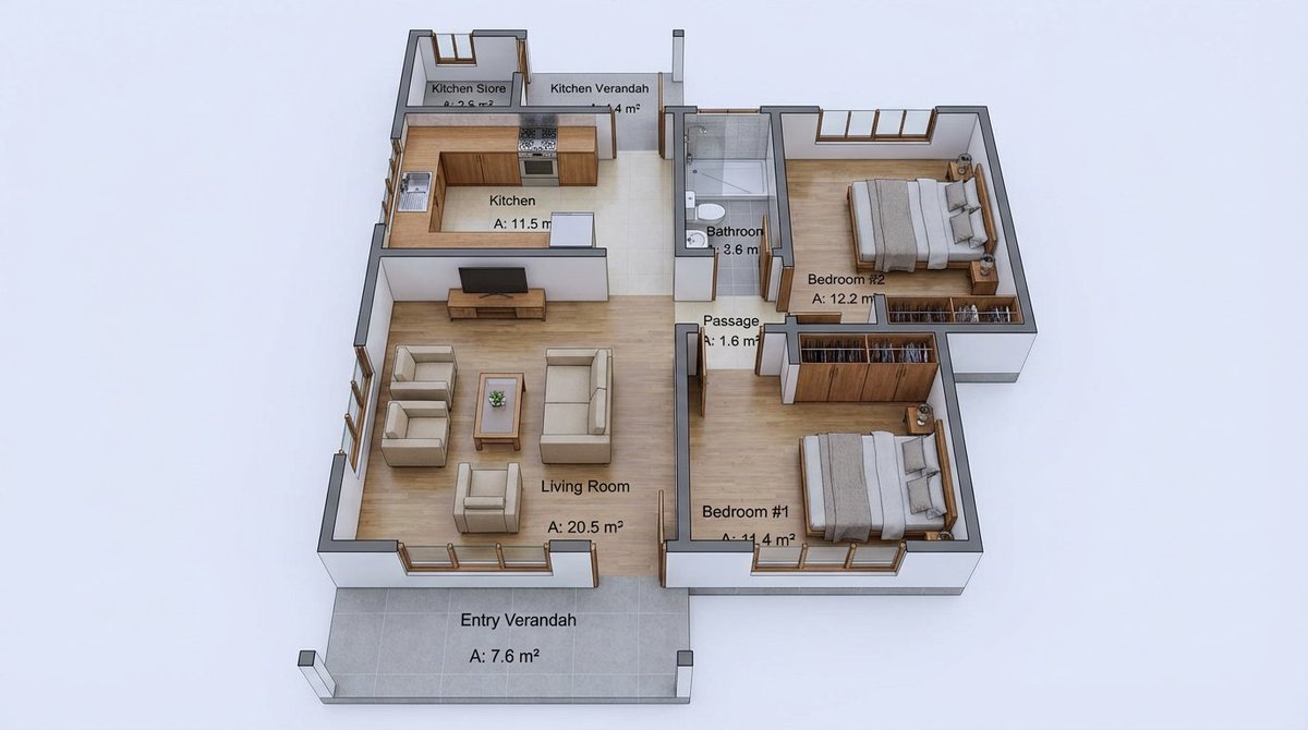 ghchinoy's tweet photo. From blueprint to walkthrough - open source GenMedia Creative Studio powered by Gemini 3, Nano Banana Pro, and Veo 3.1 has an Interior Design workflow that's got all the basics to tweak and extend.

Example blueprint from @emmanuel_2m 's recent post. https://t.co/siZNPBV2Jr