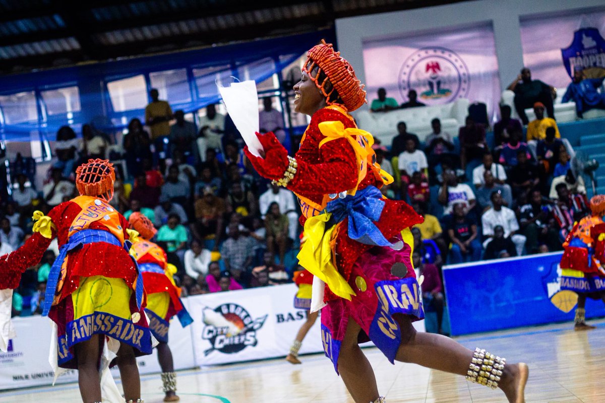 YTENITY's tweet photo. What's a #Final4 without performance from cultural troupe?
The beauty of Africa tradition in rich display.
#TheCrowning
#NPBLFinal4 https://t.co/Yf10TKlZ5o