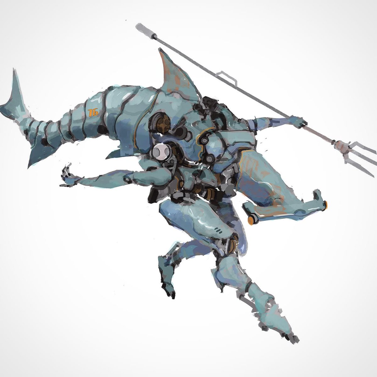 SoesoeKoetjink's tweet image. Did this piece for Workshop in Surabaya, West Java. About 7 years ago :&apos;D.
#throwback #shark #bot #mecha