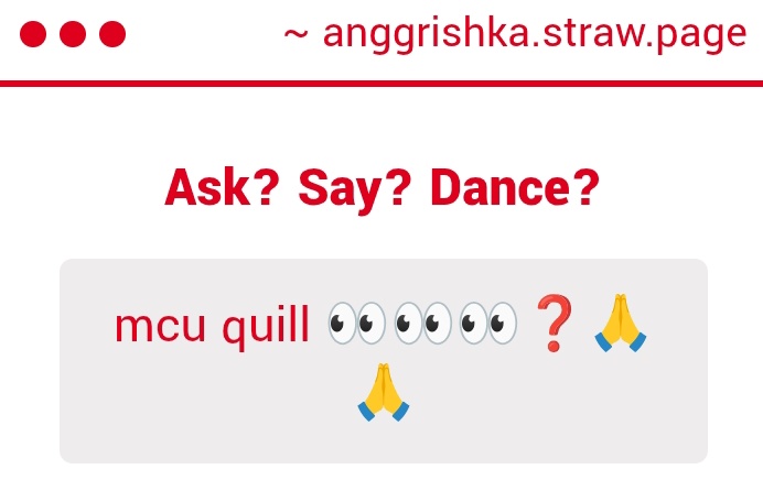 Anggrishka's tweet image. Ari? 
Sorry, in my free time I prefer to draw what I want most(( 
mcu quill is not in the list, but maybe one daaaay....