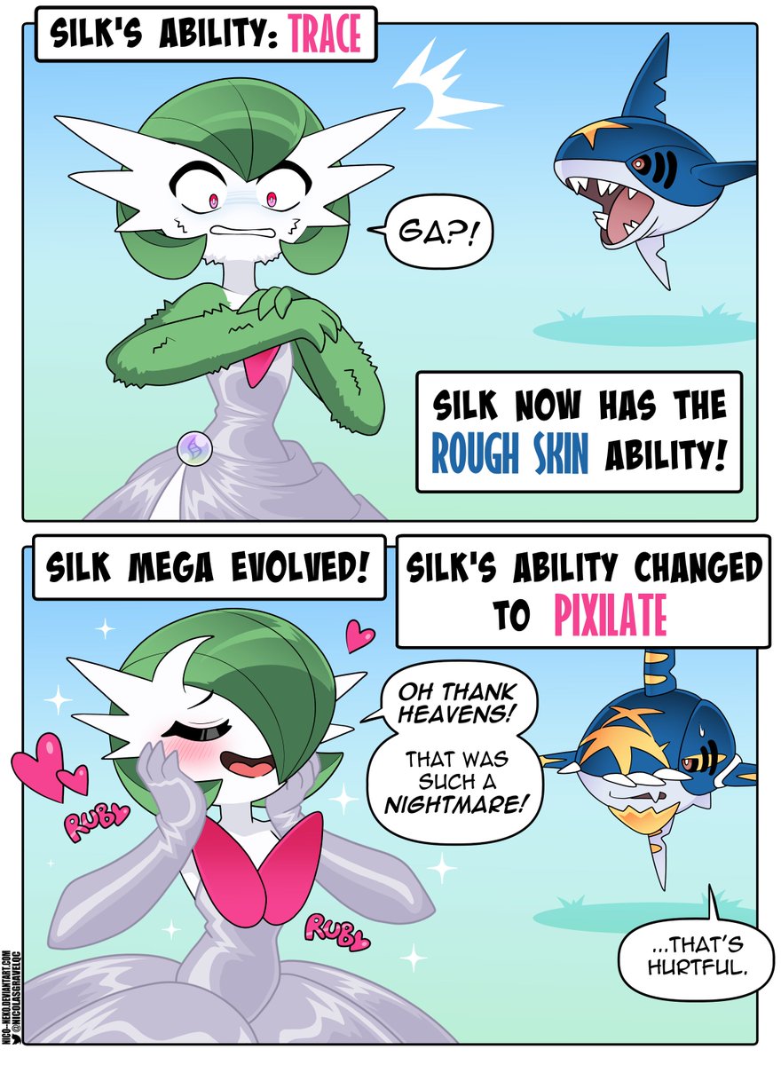 🤍 Unwanted Ability? ✨ #Gardevoir #MegaGardevoir #Sharpedo #MegaSharpedo #Pokemon