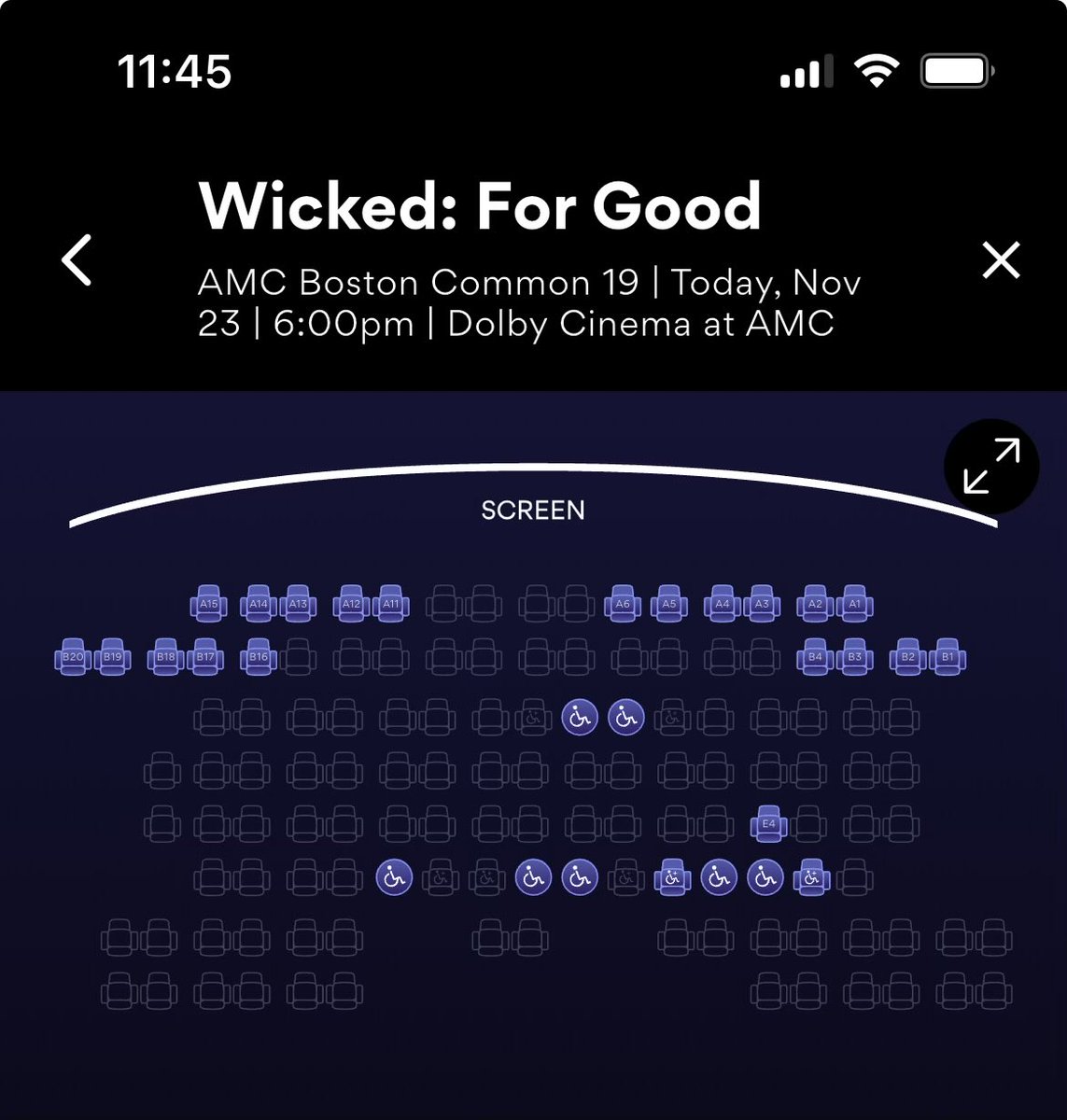 #AMC $AMC - Day changes, but not how #WickedForGood looks #atAMC. LFG. 🔥🔥🔥

<a href="/AMCTheatres/">AMC Theatres</a> <a href="/CEOAdam/">Adam Aron</a> <a href="/wickedmovie/">Wicked: For Good</a> <a href="/WickedPictures/">WICKED</a> <a href="/TheWickedSource/">The Wicked Source</a>