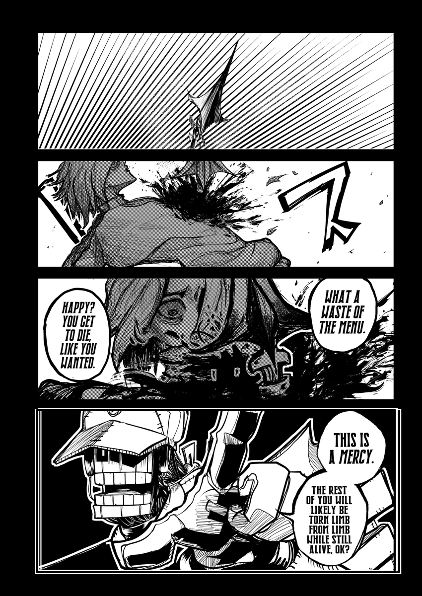 studio_getter's tweet image. [Fear Front] &quot;Mercy&quot; - WIP page

Drawn by @WAC_GRAY 
Storyboarded by @WAC_GRAY 
Assisted by @Ike_drz 
Typeset by @katcri_0