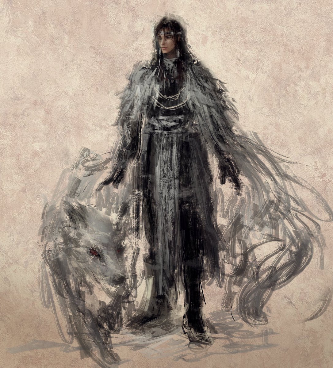 MsLeeSketchbook's tweet image. [#ASOIAF ]

Jon Snow and Ghost