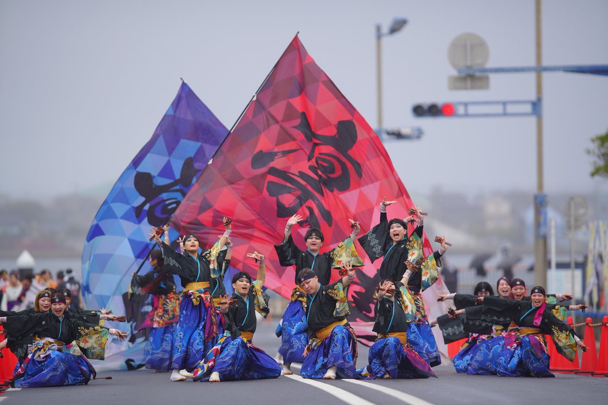 takashi024852's tweet image. 凛轟さん

2025.11.23㈰
第22回黒潮よさこい祭り
シンボルロード会場