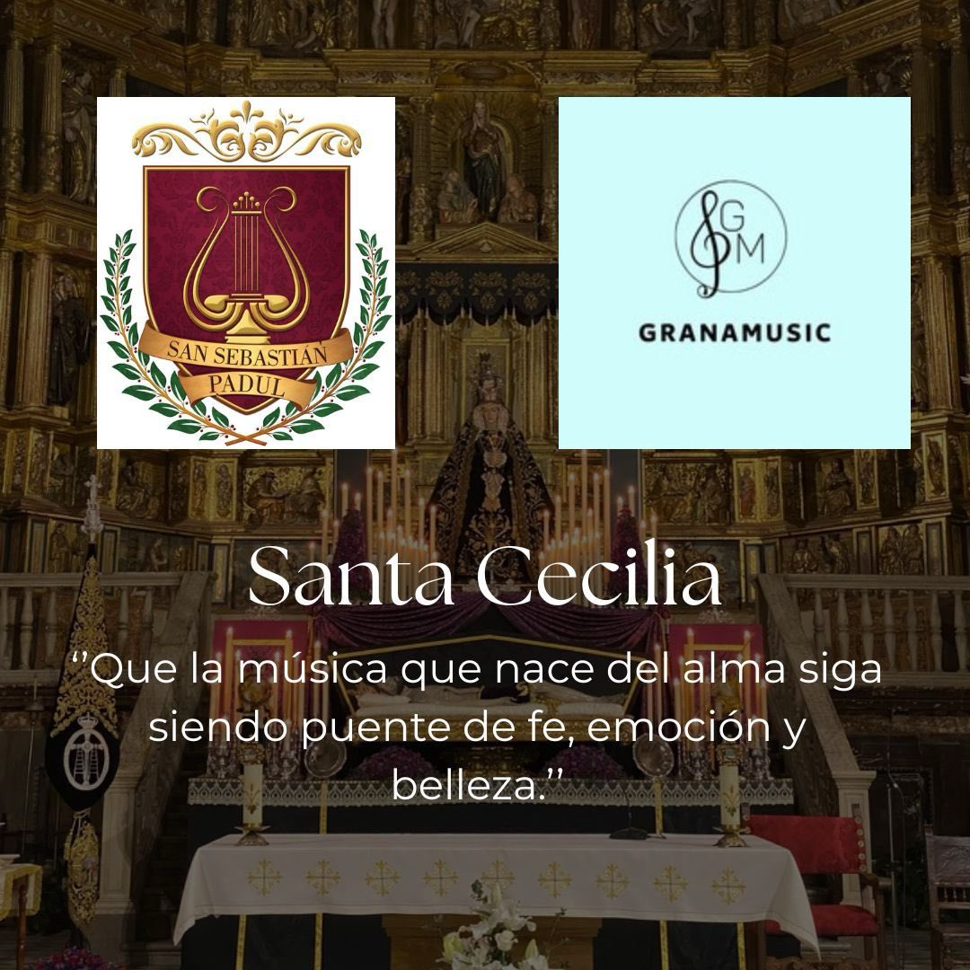 🟡⚫️ SANTA CECILIA ⚫️🟡 

Felicitamos con afecto a la Banda de San Sebastián de Padul y a Granamusic en el pasado Día de Santa Cecilia.
Gracias por seguir engrandeciendo la música con vuestra dedicación y talento.