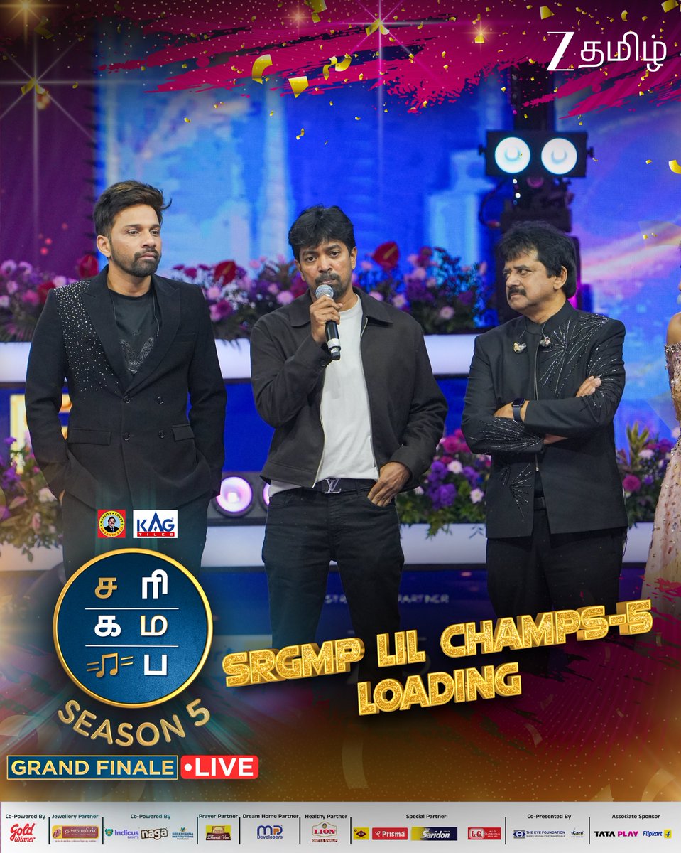 ZeeTamil's tweet photo. New beginnings ✨️
Saregamapa Lil Champs Season 5 | Coming soon | ZeeTamil
 
#SaregamapaLilChampsSeason5 #LaunchPromo #ZeeTamil https://t.co/pXHBb7Klpc