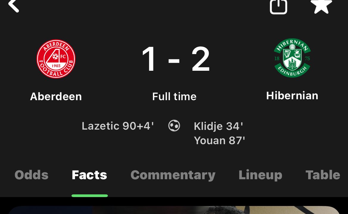 <a href="/JamTarts/">Heart of Midlothian FC</a> Winning at Aberdeen is for big teams only👍👍