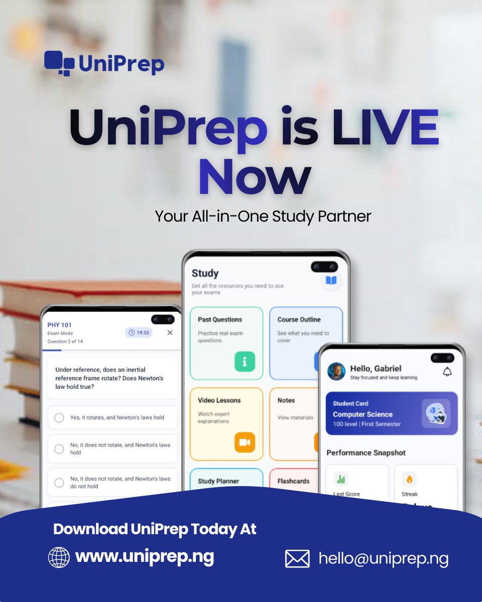 UniPrep App tweet media