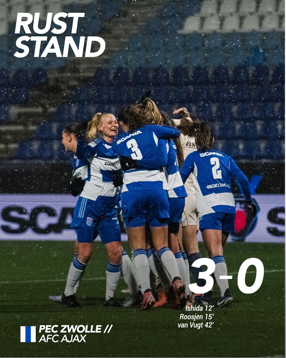 Het is rust in Zwolle | 3-0

#peczwollevrouwen