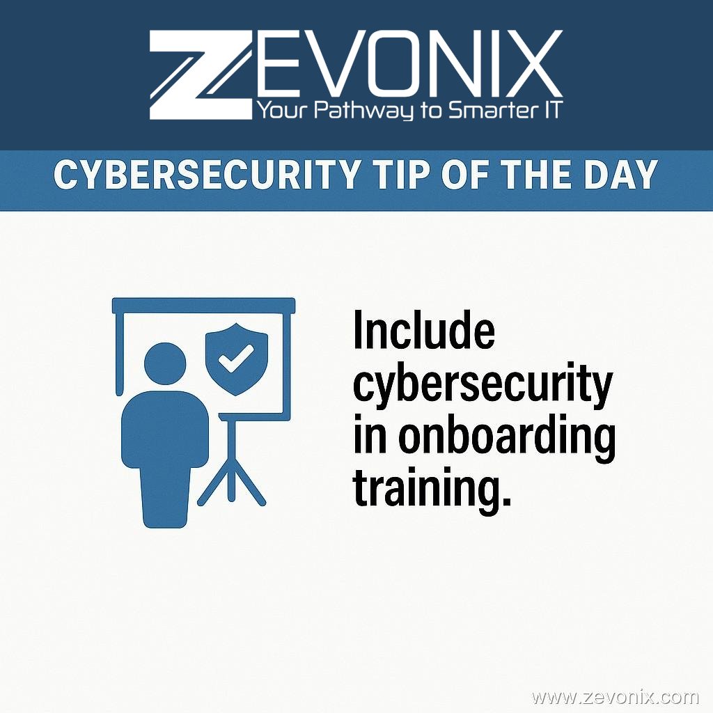 Zevonix_IT's tweet image. 👥 New hires = new risks if not trained.
🛡️ Always include cybersecurity awareness in your onboarding process to build a strong security culture.
👉 zurl.co/7vvId

#CyberSecurity #Onboarding #CompanyCulture #Zevonix