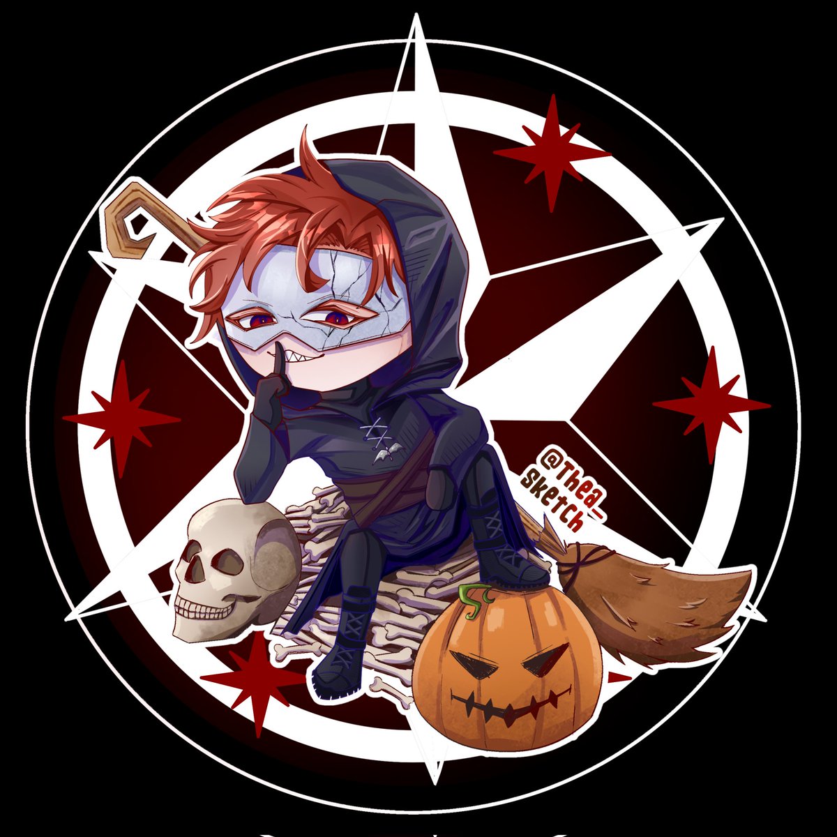 Thea_Sketch's tweet photo. [Commission Sample | Chibi Style]

“I pick the bones. I set the rules.”

-Cale Barrow/ White Star💀🍷

#LCF #백망되 #WhiteStar #Wipart https://t.co/kzAnBcv5Fm