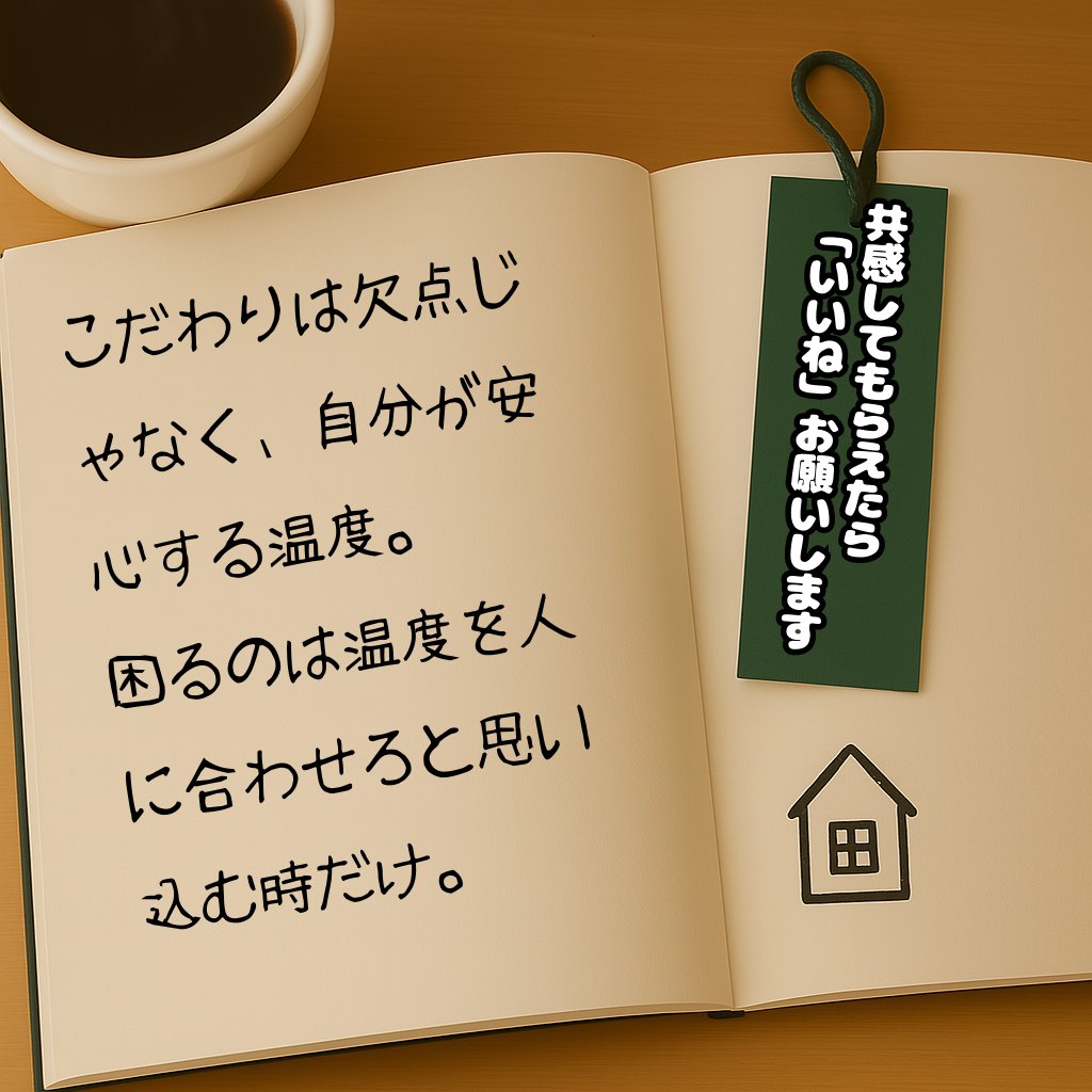 hironobu_puti's tweet image. 【こだわりは欠点なんかじゃない】