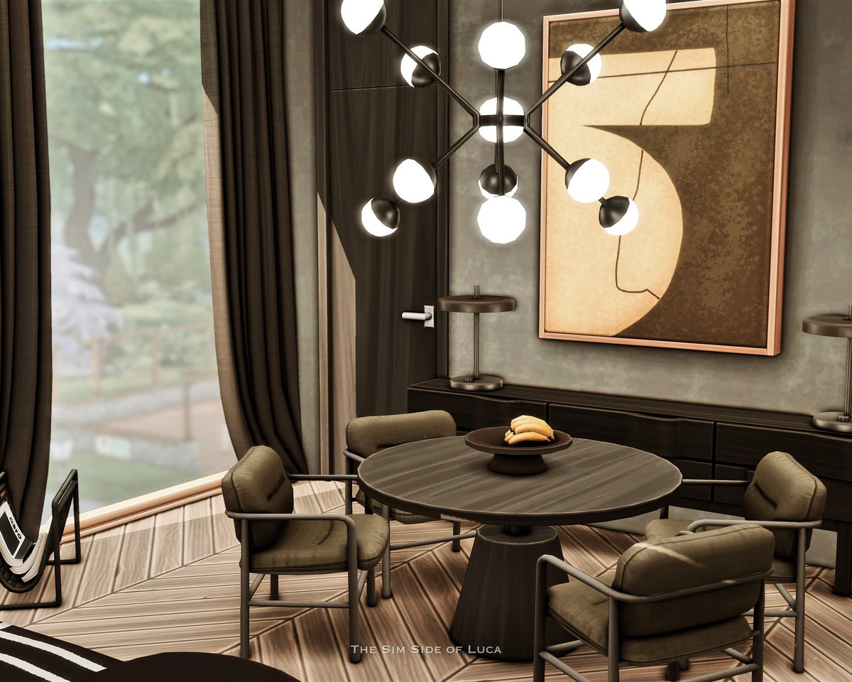 Last pic of this gorgeous project! My favorite dining area 🫶🏻
#sims4 #ShowUsYourBuilds