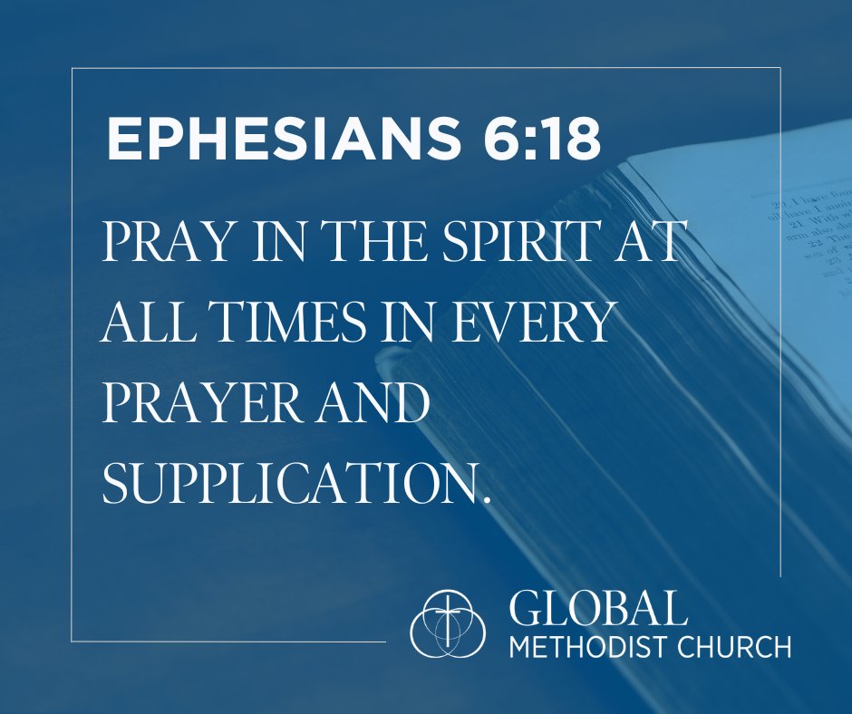 ✨ Spirit-filled Methodism is rooted in prayer. To pray in the Spirit is to live in continual communion with God, trusting the Spirit to intercede and empower us.

💭 How is the Spirit inviting you to grow in prayer today?