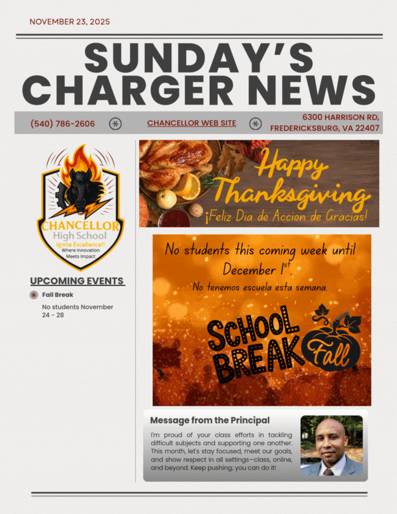 Chancellor High tweet media