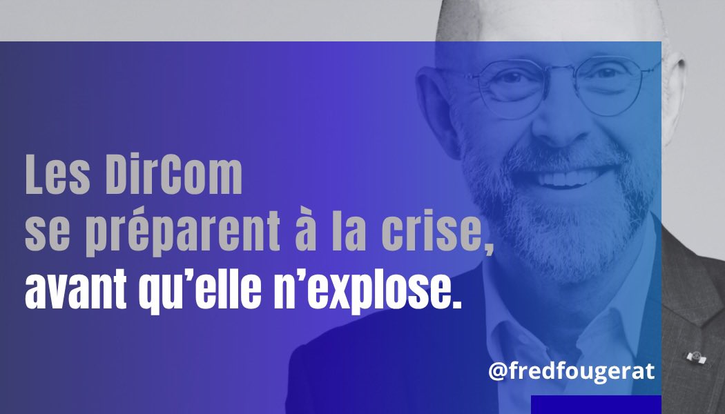 fredfougerat's tweet image. ⬛️🟦 En #communication de #crise, le vrai talent n’est pas de réagir vite, mais d’anticiper juste.

Un #DirCom efficace, détecte les signaux faibles avant qu’ils ne deviennent un bad buzz, pour anticiper la crise avant qu’elle n’explose.

#CommunicationDeCrise #ComDeCrise