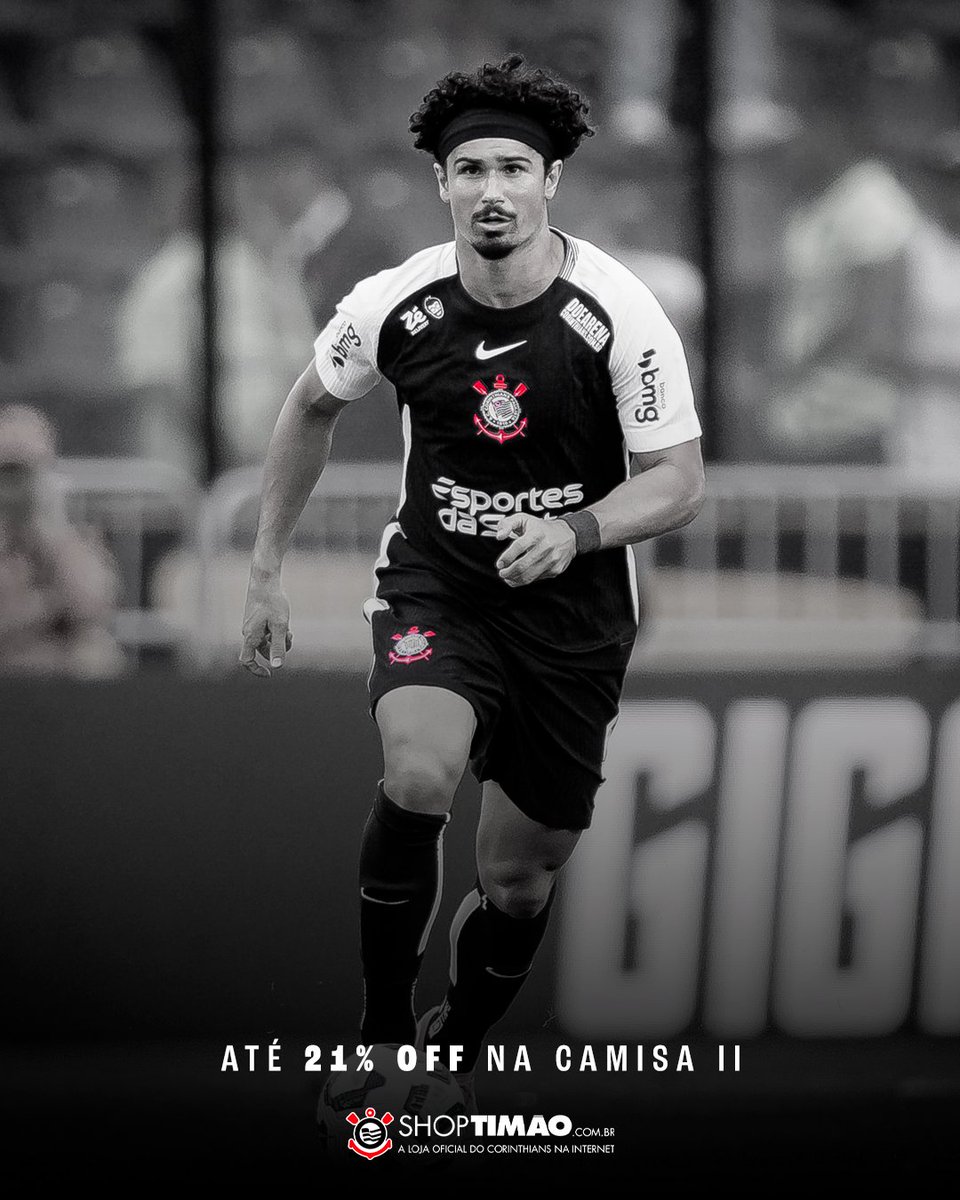 Para garantir a segunda pele do Coringão! 🖤🦅

Vem vestir o seu manto com até 21% de desconto! Compre já! 🔗 mla.bs/748aad23