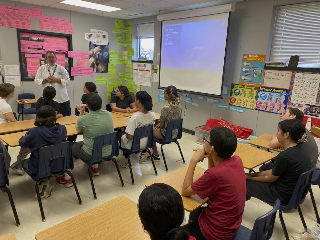 🥧🦃 A Full Week in Ms. Bell’s Electives! 🦃🥧
This week, Ms. Bell’s classes whipped up an entire Thanksgiving feast &amp; In Introduction to Culinary Arts, many students earned their Food Handler License and even enjoyed a special visit from CTE West’s Chef Derosa! Go Downing!