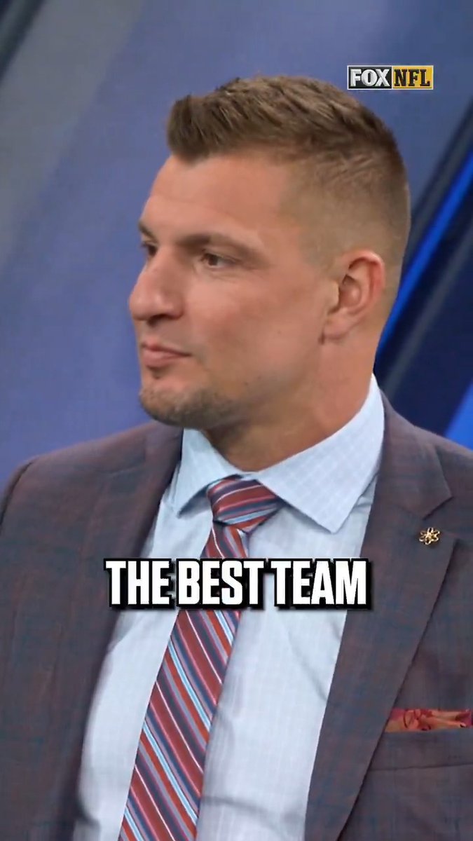 .@RobGronkowski: The Patriots are the best team in the AFC 🫡 