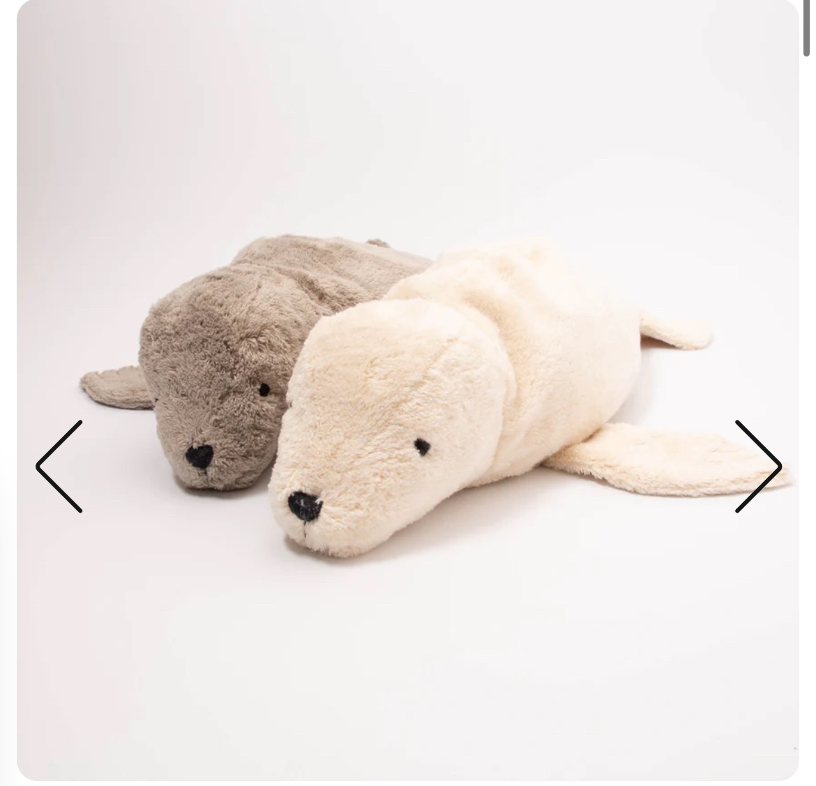 laufeychu's tweet image. There is also a brand called conscious craft that has a seal plush with a heatable insert inside🦭 it comes in grey and white