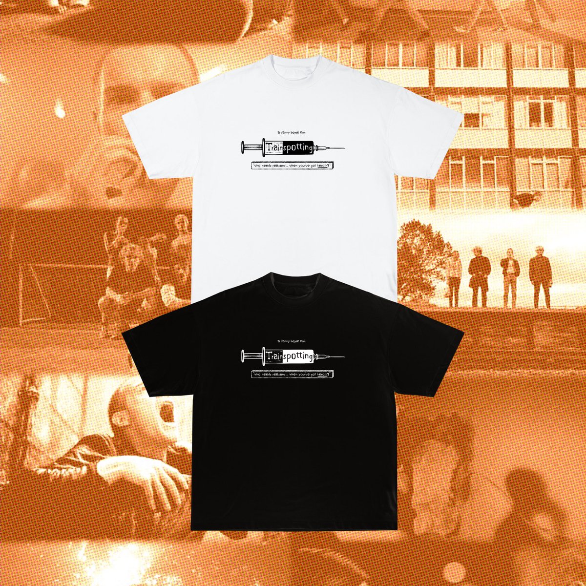 pink0ckaine's tweet photo. OPEN FOR PRE-ORDER ‼️💉

“Choose life…”
Danny Boyle’s Trainspotting (1996) 

Plastisol Ink printed on Stitch Supply Heavy Cotton Black &amp; White Shirt

S/M/L/XL/XXL
IDR 160.000 / $16 (Exclude Shipping) 

PRE-ORDER 12 November - 1 Desember.
Hit my DM to order. Go grab yours now!😮‍💨 https://t.co/hbZye2bo4w