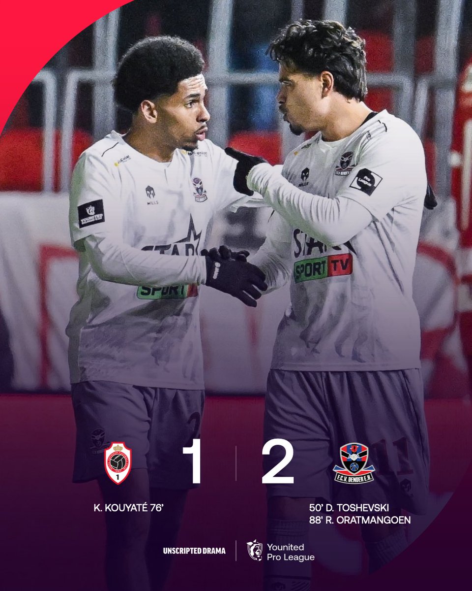 ProLeagueBE's tweet photo. First win of the season for @fcdender! Absolute scenes! 🤩
#younitedproleague #antden https://t.co/kAdEzGFF0G