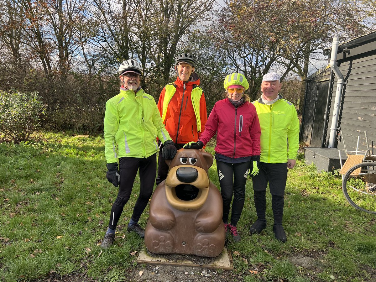 HaveringCycling's tweet image. Weather dried up just in time for three Havering riders earlier. Ride out via Stanford le Hope and Fobbing. Lunch at Wat Tyler Country Park with SEG rider Mel for company. Home via Dry Street and Bulphan. Next Sunday- “Brew Heaven Café” Ramsden Heath.